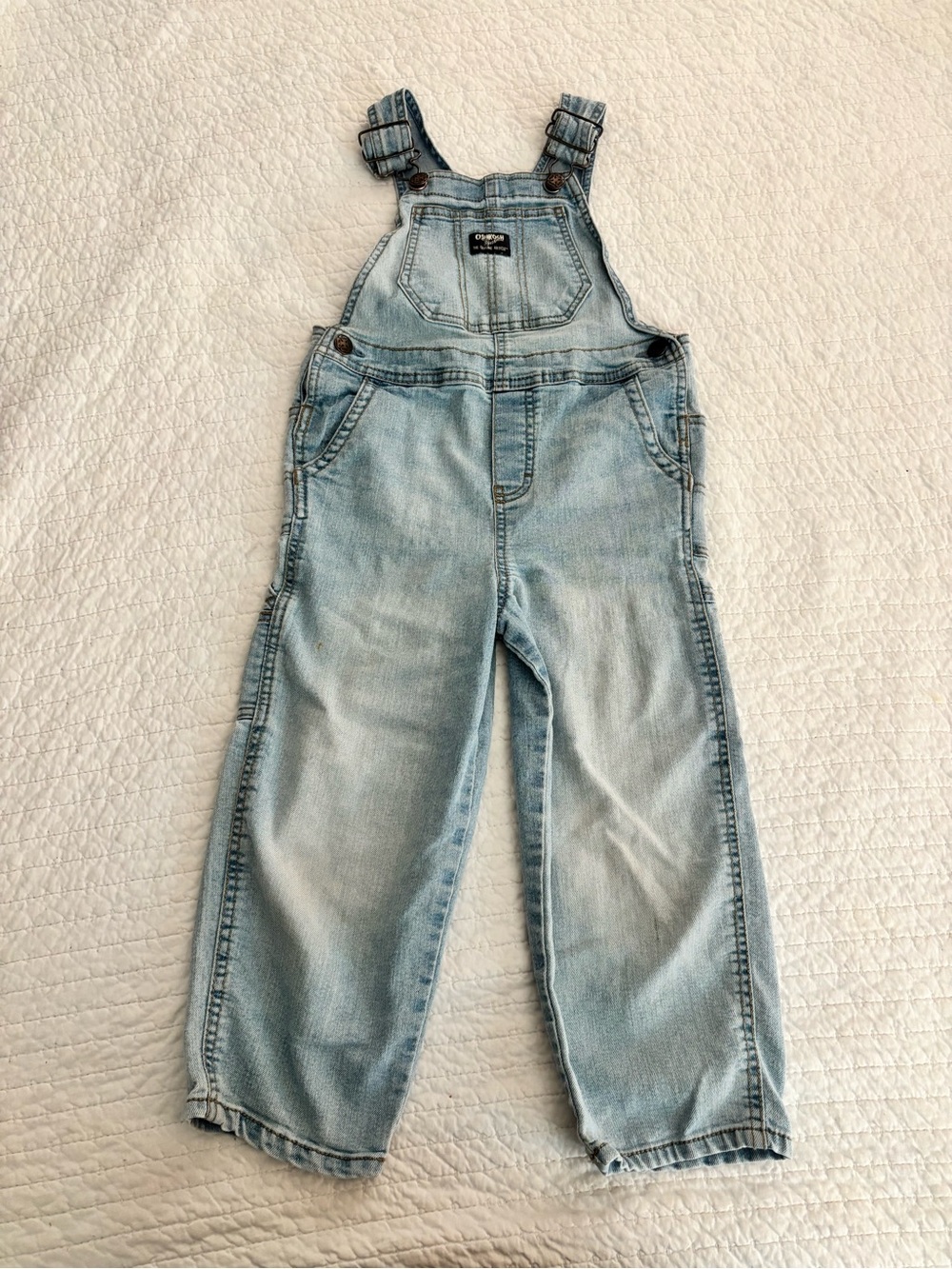 OshKosh B'gosh Light Blue Denim Overalls